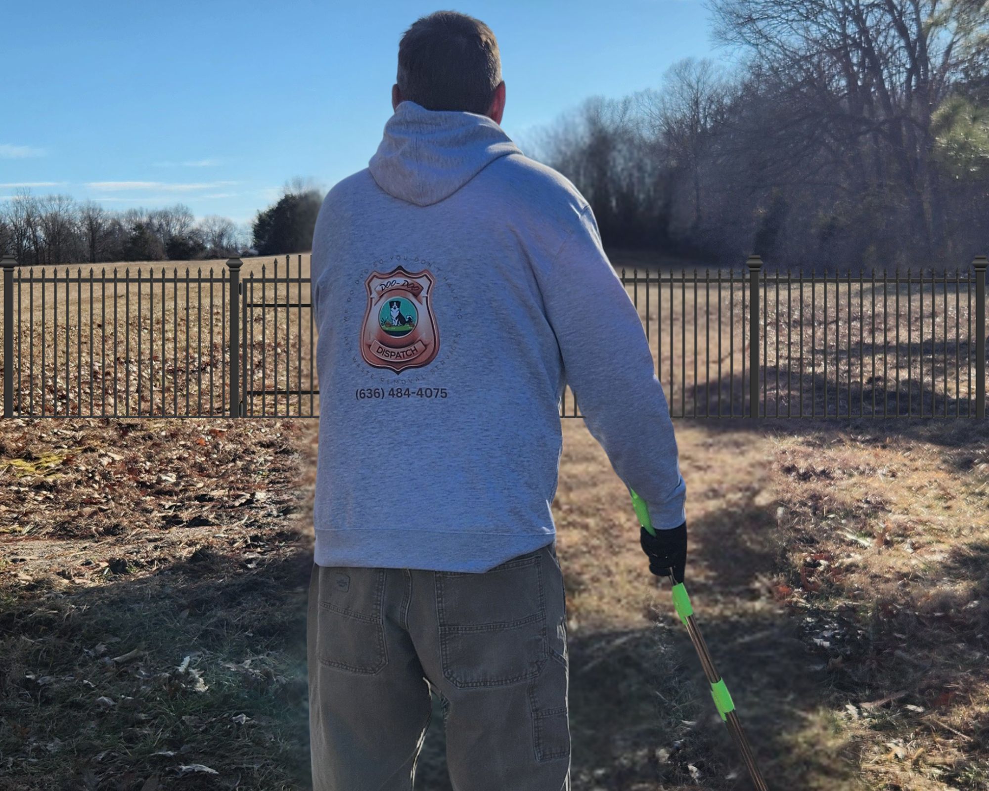 Happy family with dog